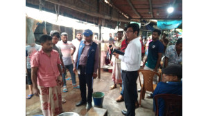 চাঁপাইনবাবগঞ্জ জেলা শহরে মোবাইল কোর্টে জরিমানা