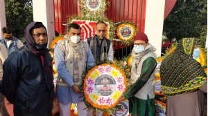 শহীদ দিবস ও আন্তর্জাতিক মাতৃভাষা দিবসে বাউবি চাঁপাইনবাবগঞ্জ উপ-আঞ্চলিক কেন্দ্রের শ্রদ্ধাঞ্জলি