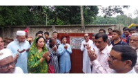 আদিনা ফজলুল হক সরকারি কলেজে ৫তলা ছাত্র-ছাত্রীর হোস্টেলের ভিত্তিপ্রস্তর