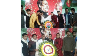 অগ্নিঝরা মার্চের প্রথম প্রহরে মোমবাতি প্রজ্জ্বলন ও বঙ্গবন্ধুর প্রতিকৃতিতে শ্রদ্ধা নিবেদন