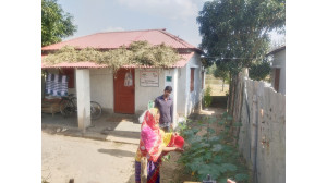 প্রধানমন্ত্রীর উপহারের ঘর পেয়ে সুখে স্বাচ্ছন্দে দিন কাটাচ্ছেন গোমস্তাপুরের ভাগোলপুর  আশ্রয়ণ প্রকল্পের উপকারভোগীরা  