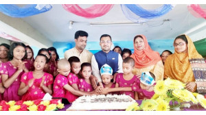 চাঁপাইনবাবগঞ্জ পৌরসভায় শেখ রাসেল দিবস পালিত