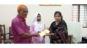 চাঁপাইনবাবগঞ্জে মাদারল্যান্ড চ্যারিটেবল ফাউন্ডেশনের শিক্ষা বৃত্তি প্রদান