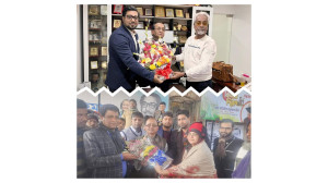 চাঁপাইনবাবগঞ্জে ফুলেল শুভেচ্ছায় সিক্ত হচ্ছেন নবনির্বাচিত এমপি জিয়াউর রহমান -আব্দুল ওদুদ