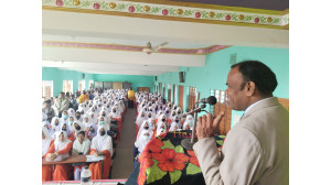 নামোশংকরবাটী উচ্চ বিদ্যালয়ে বাল্যবিয়ে ও মাদকসহ বিভিন্ন বিষয়ে  সচেতনতামূলক উঠান বৈঠক