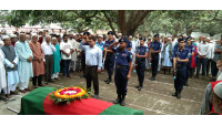 রাষ্ট্রীয় মর্যাদায় দাফন করা বীরমুক্তিযোদ্ধা মনিম উদ দৌলা চৌধুরী 