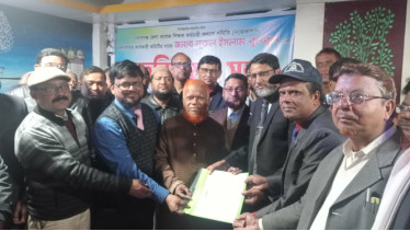 নবাবগঞ্জ  জেলা কলেজ শিক্ষক কর্মচারী কল্যাণ সমিতির সাথে নুরুল ইসলাম বুলবুলের মতবিময়