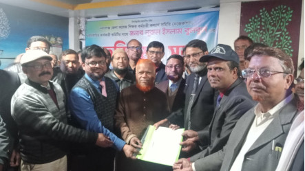 নবাবগঞ্জ  জেলা কলেজ শিক্ষক কর্মচারী কল্যাণ সমিতির সাথে নুরুল ইসলাম বুলবুলের মতবিময়