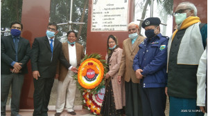 বিনম্র শ্রদ্ধা ও ভালবাসায় চাঁপাইনবাবগঞ্জে শহীদ বুদ্ধিজীবী দিবস পালিত  