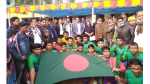 বীরশ্রেষ্ঠ শহীদ ক্যাপ্টেন মহিউদ্দীন জাহাঙ্গীর আন্ত-ইউনিয়ন ফুটবল টুনামেন্ট  দ্বিতীয় রাউন্ডেরে খেলায় গোবরাতলা ইউনিয়ন জয়ী  