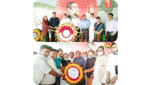 চাঁপাইনবাবগঞ্জে যথাযোগ্য মর্যাদায় বঙ্গবন্ধু’র  জন্ম শতবর্ষ ও জাতীয় শিশু দিবস পালিত 