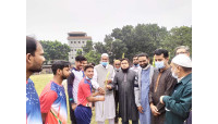 বীরশ্রেষ্ঠ শহীদ ক্যাপ্টেন মহিউদ্দিন জাহাঙ্গীর আন্ত ইউনিয়ন ফুটবল টুর্নামেন্টের প্রথম পর্বের সমাপনী  খেলা অনুষ্ঠিত