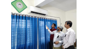 নবাবগঞ্জ সরকারি কলেজের ১৯টি ক্লাসরুমে ৪০টি এসি স্থাপন কাজের উদ্বোধন