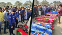 শিবগঞ্জে ধান বোঝাই ভুটভুটি উল্টের ঘটনায় মৃতের সংখ্যা বেড়ে ৯ জন