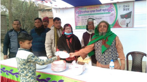 বিজয় দিবস উপলক্ষে নামোনিমগাছী সবুজ সংঘের পুরস্কার বিতরণী