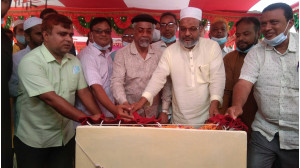 ভয়াবহ অগ্নিকাণ্ডে পুড়ে যাওয়া তহাবাজার মার্কেট নির্মাণ কাজ শুরু