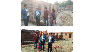 চাঁপাইনবাবগঞ্জে গৃহহীন ভূমিহীনদের নির্মাণাধীন বাড়ি পরিদর্শন করলেন প্রধানমন্ত্রী কার্যালয়ের পরিচালক মহিবুল হাসান