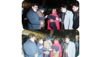 মধ্যরাতে রেল স্টেশনের ছিন্নমূল ও হরিজন পল্লীতে জেলা প্রশাসকের কম্বল বিতরণ