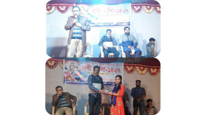 বাইশপুতুল সার্বজনীন দূর্গা মন্দিরে সরস্বতী পূজা উপলক্ষে সাংস্কৃতিক অনুষ্ঠান পুরস্কার বিতরণ