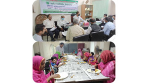 চাঁপাইনবাবগঞ্জে অগ্রণী ব্যাংকের প্রনোদনা ঋণ বিতরণ বিষয়ে মতবিনিময় ও দুঃস্থদের খাবার প্রদান