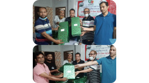 স্বাধীনতার সুবর্ণজয়ন্তী  উপলক্ষে   ব্যাডমিন্টন  টুর্নামেন্ট প্রতিযোগিতার পুরস্কার বিতরণ