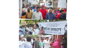 চাঁপাইনবাবগঞ্জ পৌরসভা নির্বাচন জোরেসোরে চলছে মেয়র প্রার্থীদের গণসংযোগ