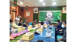 চাঁপাইনবাবগঞ্জে ডিজিটাল বাংলাদেশে ডিজিটাল ম্যারাথন ২০২১ উপলক্ষে মতবিনিময়