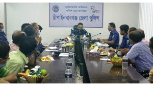 চাঁপাইনবাবগঞ্জে জেলার ৫টি উপজেলায় ১৩৬টি পূজা  মন্ডপ -  নিরাপত্তা নিশ্চিতে এসপির নির্দেশনা 