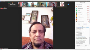   ভারতে অনুষ্ঠিত আন্তর্জাতিক ওয়েবিনারে  মূল বক্তা  ইবিএইউবি উপাচার্য প্রফেসর ড. এবিএম রাশেদুল হাসান 