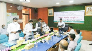 চরঅনুপনগর, ফতেপুর ও পাকা ইউনিয়নের নবনির্বাচিত চেয়ারম্যানদের শপথ গ্রহণ