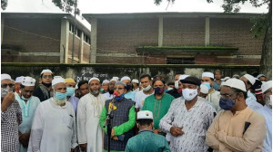 বিশিষ্ট ব্যবসায়ী নজরুল ইসলামের জানাজা অনুষ্ঠিত