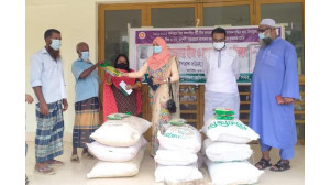সদর উপজেলার ১৮০ পাটচাষিকে টাকাসহ বিনামূল্যে সার ও বীজ প্রদান