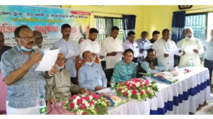 শ্রমিক ইউনিয়নের নবনির্বাচিত কমিটির শপথ গ্রহণ