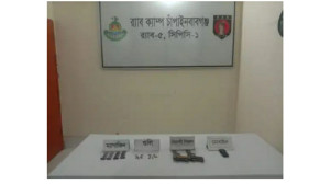 শিবগঞ্জে অস্ত্রসহ আটক ১