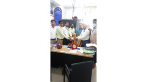 ব্যবস্থাপকের চাকুরির এক যূগ: সোনালী ব্যাংক লি. গোমস্তাপুর শাখায় সংবর্ধনা