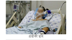 মরহুম মোজাম্মেল হকের  সহধর্মিনী লাইফ সাপোর্টে - এরফান আলির দোয়া কামনা