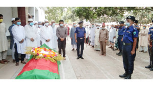 বীর মুক্তিযোদ্ধা মোঃ সাজাহান আলি  (পোচু) কে   রাষ্ট্রীয় মর্যাদায় দাফন 