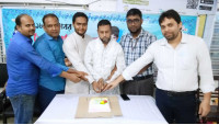 সোনালী ব্যাংক লি: গোমস্তাপুর শাখায় শেখ রাসেলের ৫৮তম জন্মদিন পালন