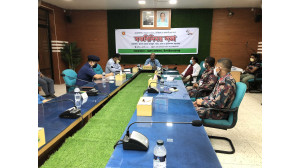 চাঁপাইনবাবগঞ্জে করোনা ভাইরাস  প্রতিরোধ বিষয়ক মতবিনিময় 