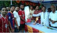 শহীদ শেখ রাসেল স্মৃতি  মিনি ফুটবল টুর্নামেন্টের ফাইনোলে রাজশাহী ফুটবল দল চ্যাম্পিয়ান 