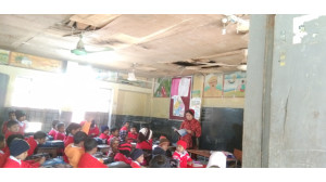 প্রাথমিক শিক্ষায় ভাল অবদান রাখলেও বহুতল ভবন পাননি বিউগল বর্ডার গার্ড সরকারি প্রাথমিক বিদ্যালয়