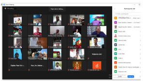 মন্দিরভিক্তিক শিশু ও গণশিক্ষা কার্যক্রমের ভার্চুয়াল পদ্ধতিতে সমন্বয় ও মতবিনিময় সভা