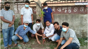 বিশ্ব পরিবেশ দিবসে জেলা ছাত্রলীগের বৃক্ষ রোপণ