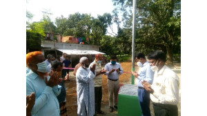 চাঁপাই গ্রামীণ পাবসস'র রাস্তা উদ্বোধন ও আদিবাসীদের সাথে মতবিনিময় 