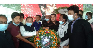 সদর উপজেলা কৃষক লীগের আয়োজনে বঙ্গবন্ধুর প্রতিকৃতিতে শ্রদ্ধাঞ্জলি